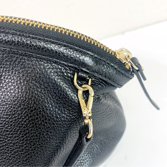 Kate Spade Black Pebble Leather Crossbody Bag 7” x 9” x 3.5” - Picture 4 of 7